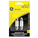 GE DE3021 3w 14v T2.25 Festoon Light Bulb (2 pack)