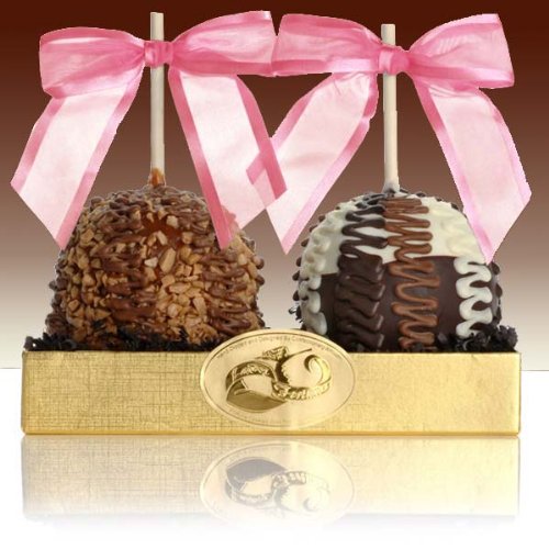 Valentine's Day Gift Set -Gourmet Chocolate Caramel Apples
