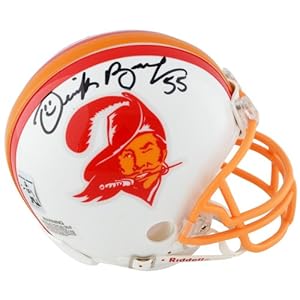 Derrick Brooks Tampa Bay Buccaneers Autographed Riddell Throwback Mini Helmet - Memories - Mounted Memories Certified