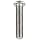 Metric Plain 18-8 Stainless Steel Tamper Resistant Socket Cap Screw, USA Made, Button Head, Tamper-Resistant Pin-In-Head Hex Drive