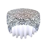 72 x 72 Safari Animal Print Zebra Overlay Party Linens 8 Colors