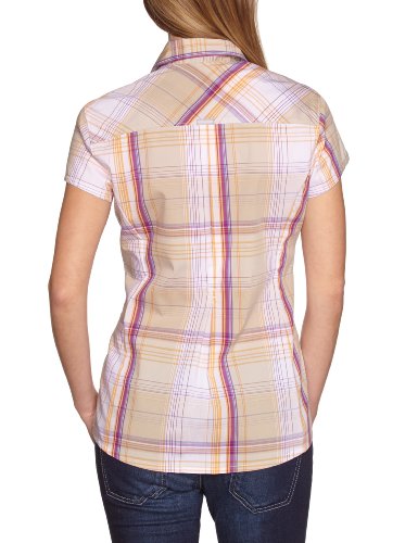Columbia Diamond Lake Chemise manches courtes femme Fossil Plaid FR : S (Taille Fabricant : S)