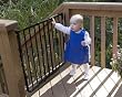 Stairway Special Baby Gate for Indoors Colors: Black