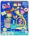 Littlest Pet Shop Deluxe Playset Fanciest Turtle and Parrot