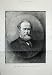1890 Antique Portrait Sir John Lubbock Bart M.P F.R.S