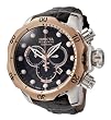 Invicta Men's 0360 Reserve Collection Venom Chronograph Black Leather Watch by Invicta