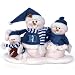 Duke Blue Devils Tabletop Snow Family 16.5x12