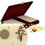 Numbered Tiles and Wooden Case Mahjong Set - "Clas&hellip by Yellow Mountain Imports