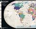 Filofax Papers World Map With Time Zones Personal Size - FF-930144