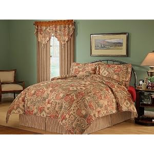 Shimera Curtain Set w  Valance Sheer Tassels by KingLinen