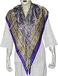 Girls Scarves Handpainted Square Silk 44 x 44 inches (sqsrf107)