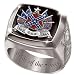 Civil War Commemorative Men's Sterling Silver Ring