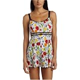 It Figures Women's Slender Thighs� Swimdress,Wht,12