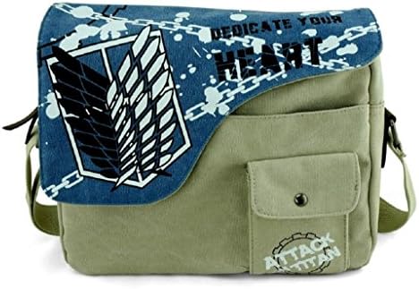 CherishL® 2015 HOT Attack on Titan Cartoon Anime Messenger Bag Shoulder Bag Backpack School Bag