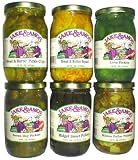 Sweet Pickle Assortment 6 jars: Jake and Amos by Jake & Amos