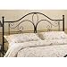 King Hillsdale Milwaukee Metal Headboard in Dark Brown Antique Finish