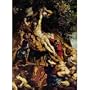 Peter Paul Rubens (Kreuzaufrichtung, Triptych, Middle panel: Kreuzaufrichtung) Art Poster Print - 11x17