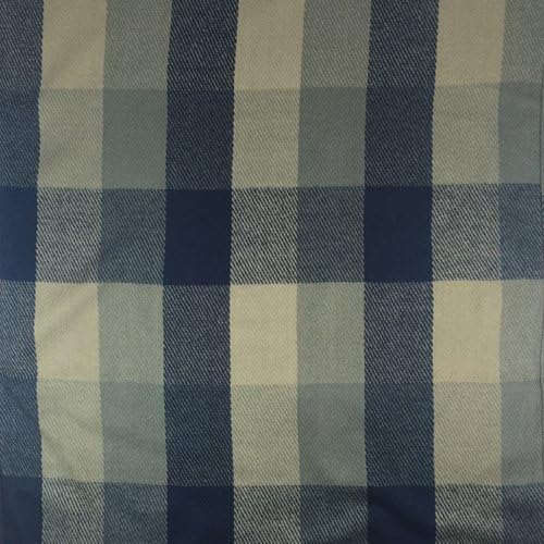 Long Shawl Scarf for Women Warm, Tartan, Multicolor Plaid Blanket Big Winter Fashion Scarves (Blue Grey Brown w Tassel)