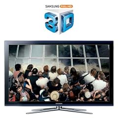 Samsung PS50C687 127 cm (50 Zoll) 3D-Plasma-Fernseher (Full HD,DVB-T/-C/-S2) schwarz