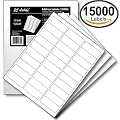 JC Labels 15,000 Address Labels, 2-5/8