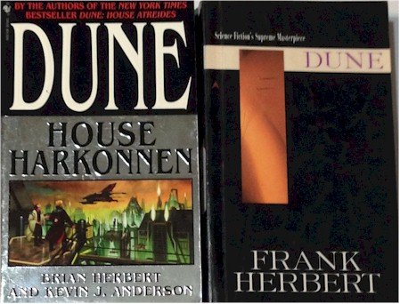 Frank Herbert Set of Dune Novels. House of Harkonnen, House Atreides