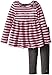 Calvin Klein Little Girls' Striped Tunic and Legging Set