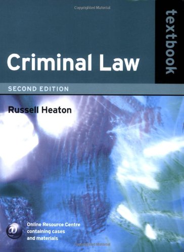 Criminal Law Textbook