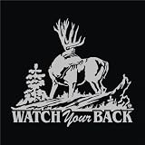 Upstream Images Watch Your Back Silver Widow Decal