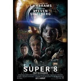 SUPER 8 Movie Poster Affiche du film - French B - (27 x 40 Inches - 69cm x 102cm) JJ Abrams Spielberg