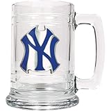 Great American Products GT2119 Glass Tankard - NY Yankees