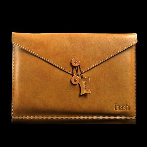 Genuine Leather Bag Pouch Sleeve Case Cover For Apple Macbook Air 11 11.6 11.6'' 12 inch