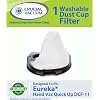 Eureka Quick Up Washable & Reusable Dust Cup DCF-11 Filter 62558A; Fits Eureka Quick Up Vacuum Cleaner Models: 61, 70, 71, 61A, 70A, 70AX, 71A, 71AV, 71B, AG61A, UK61A, Z61A; Compare to Eureka Part # 39657; Designed & Engineered By Crucial Vacuum