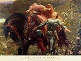 Sir Frank Dicksee (La Belle Dame Sans Merci) Art Poster Print - 24 X 32