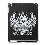 IMAGE OF iPad 2 Case Black of US Custom Choppers Iron Cross Hat and Engine