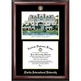 Florida International University Gold Embossed Diploma Frame with Limited Edition Lithograph