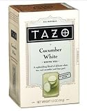Tazotea White-Cucumber  Tea, 20-Count (Pack of 3)