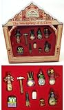 Santa's Workshop Hanging Ornaments, Set of 10