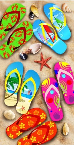 Sandals Sand Towel Fun Canes Wonder Beach Towel 6845