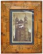 Hand Etched Scrimshaw Ox Bone Frame 5"x7"