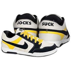 Nike Air Mogan 6.0 Skateboarding Jocks Suck Mens Shoes