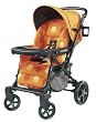 Peg Perego Uno Convertible Carriage to Stroller System in Revi Orange