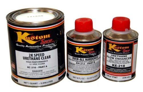 1 Qt KIT 2K URETHANE OVERALL CLEAR-CLEARCOAT AUTO PAINT