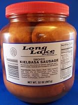 Long Lake Pickled Kielbasa Polish Sausage 32oz. Jar