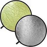 Impact Collapsible Circular Reflector Disc - Gold/Silver - 32" ~ Impact