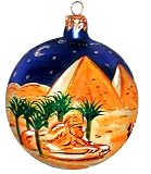 Review The Incredible Holiday Collection PWFAM10 / Famous Places Collection Egypt - Hand Painted Glass Ball Ornament