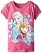 Disney Girls' Frozen Anna and Elsa T-Shirt