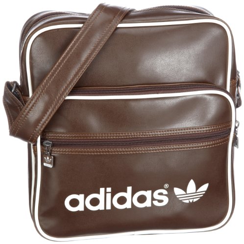 Adidas Uni Umh&auml;ngetasche AC Sir, brown spice f11/running white, 30x28x7 cm, X32599