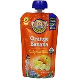 Earth's Best Organic Stage 2, Orange & Banana, 4 Ounce Pouch (Pack of 12)