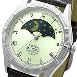 [マリノキャピターノ]MARINO capitano 腕時計 SUN & MOON サン&ムーン レザーバンド ブラウン MC-281M-5 メンズ