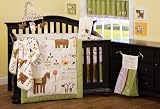 With a Moo Moo 6 Piece Baby Crib Bedding Set by Beansprout